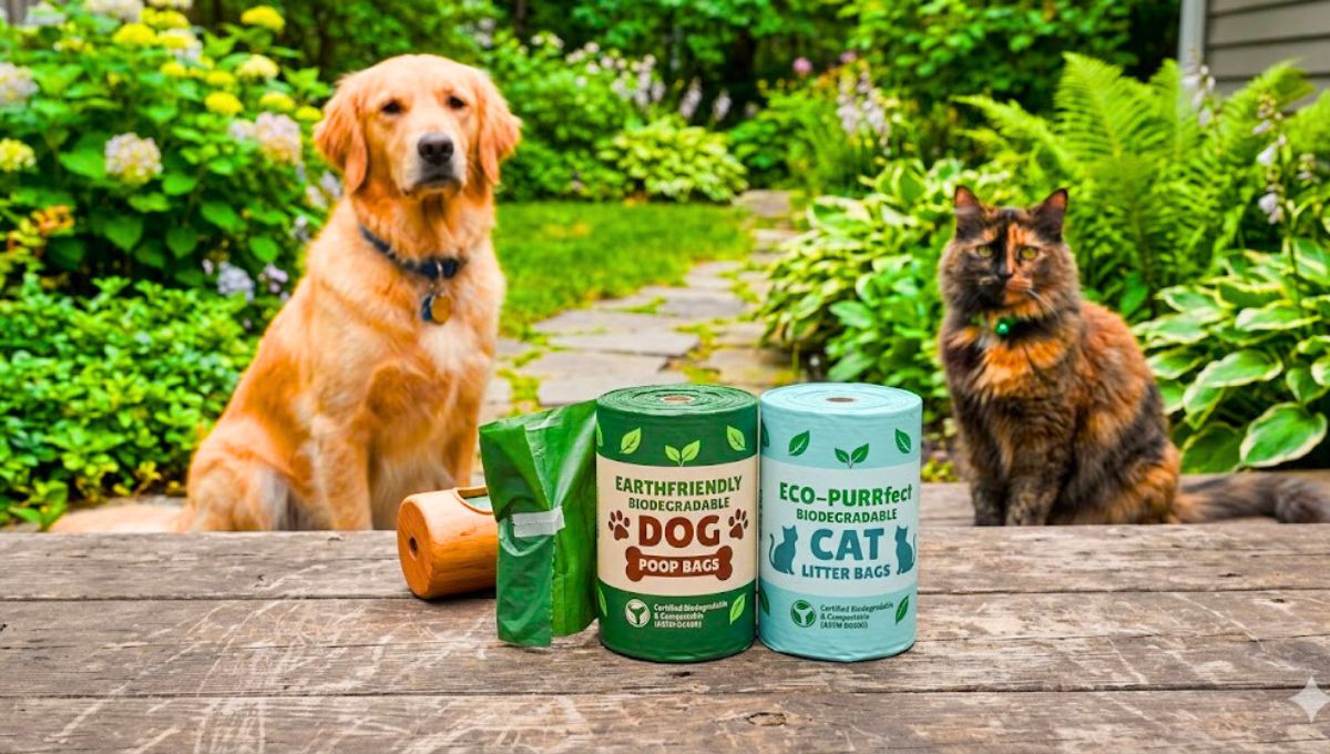 Dog and Cat Poop Bags Biodegradable